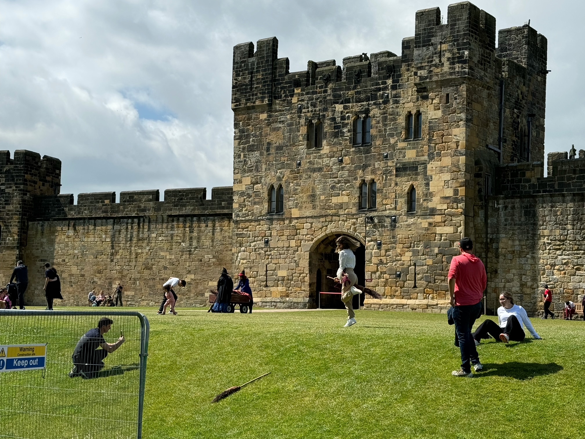 Alnwick Castle Broom Flying