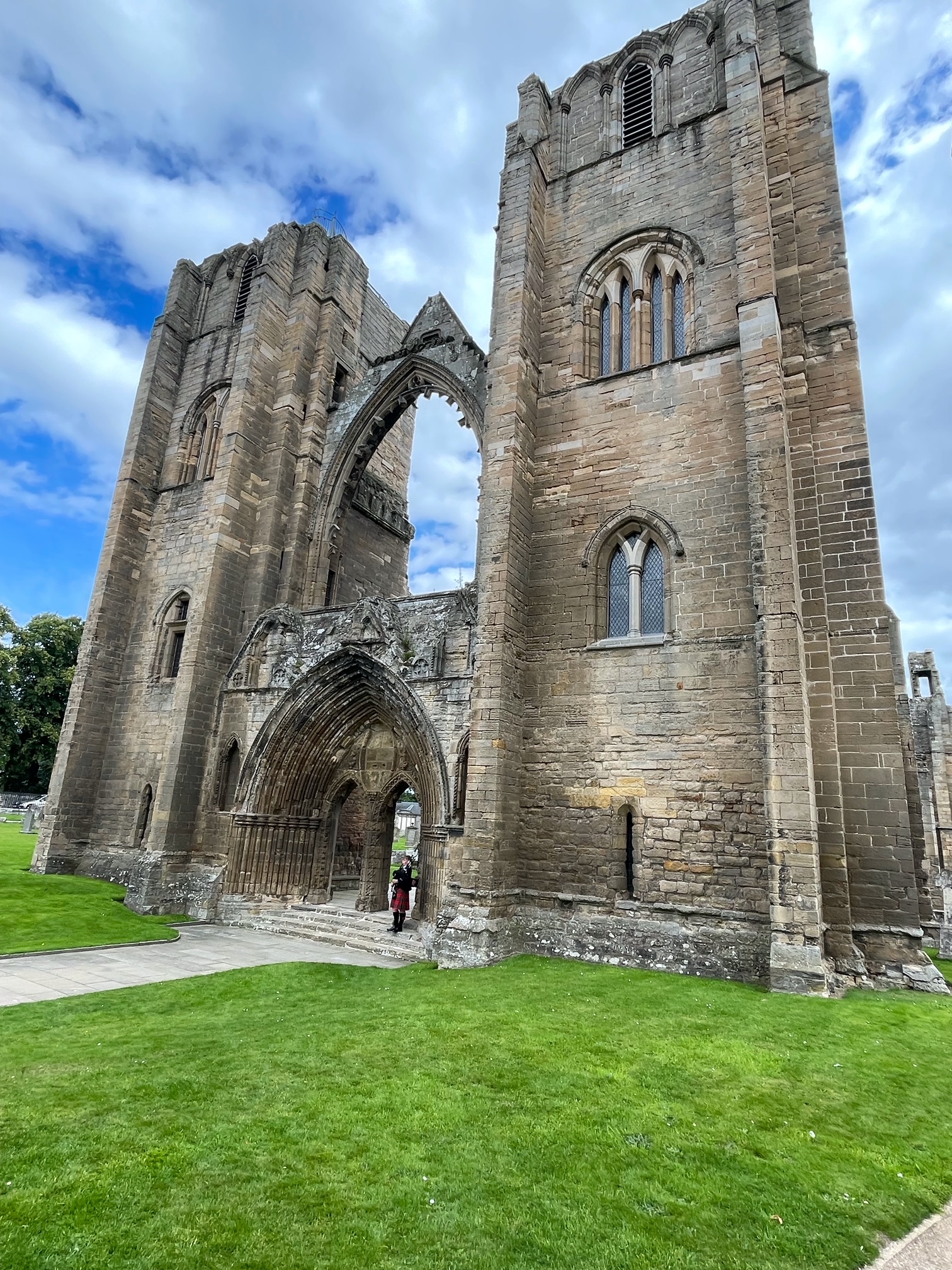 Elgin Cathedral Entrance