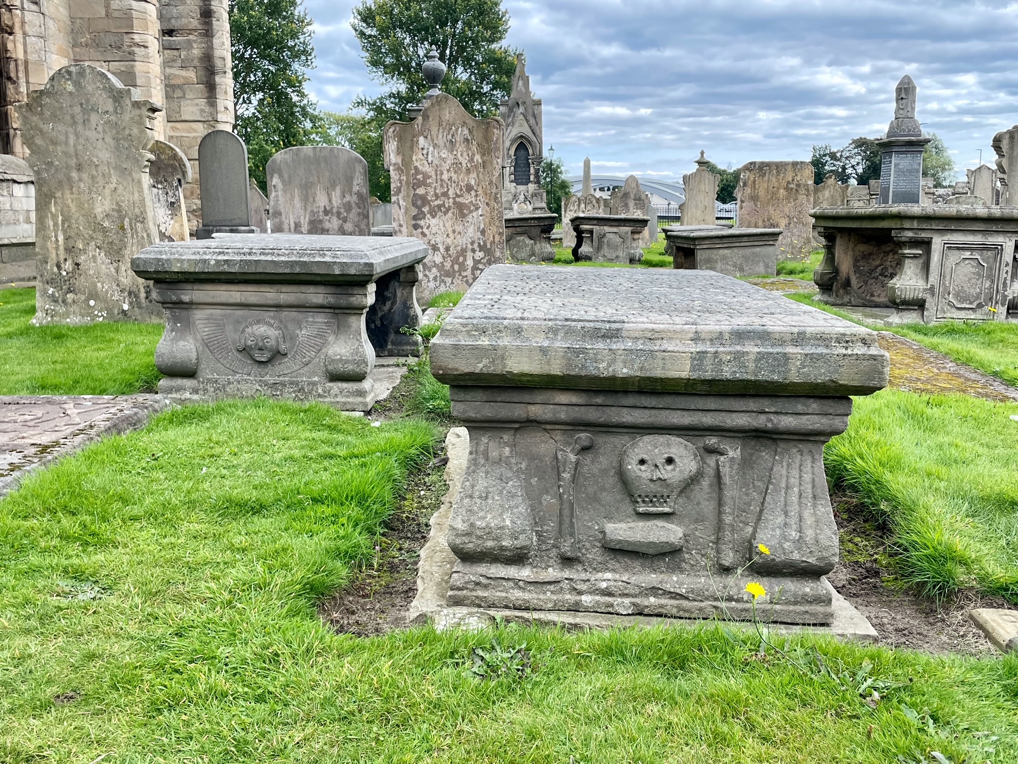 Elgin Cathedral Graves