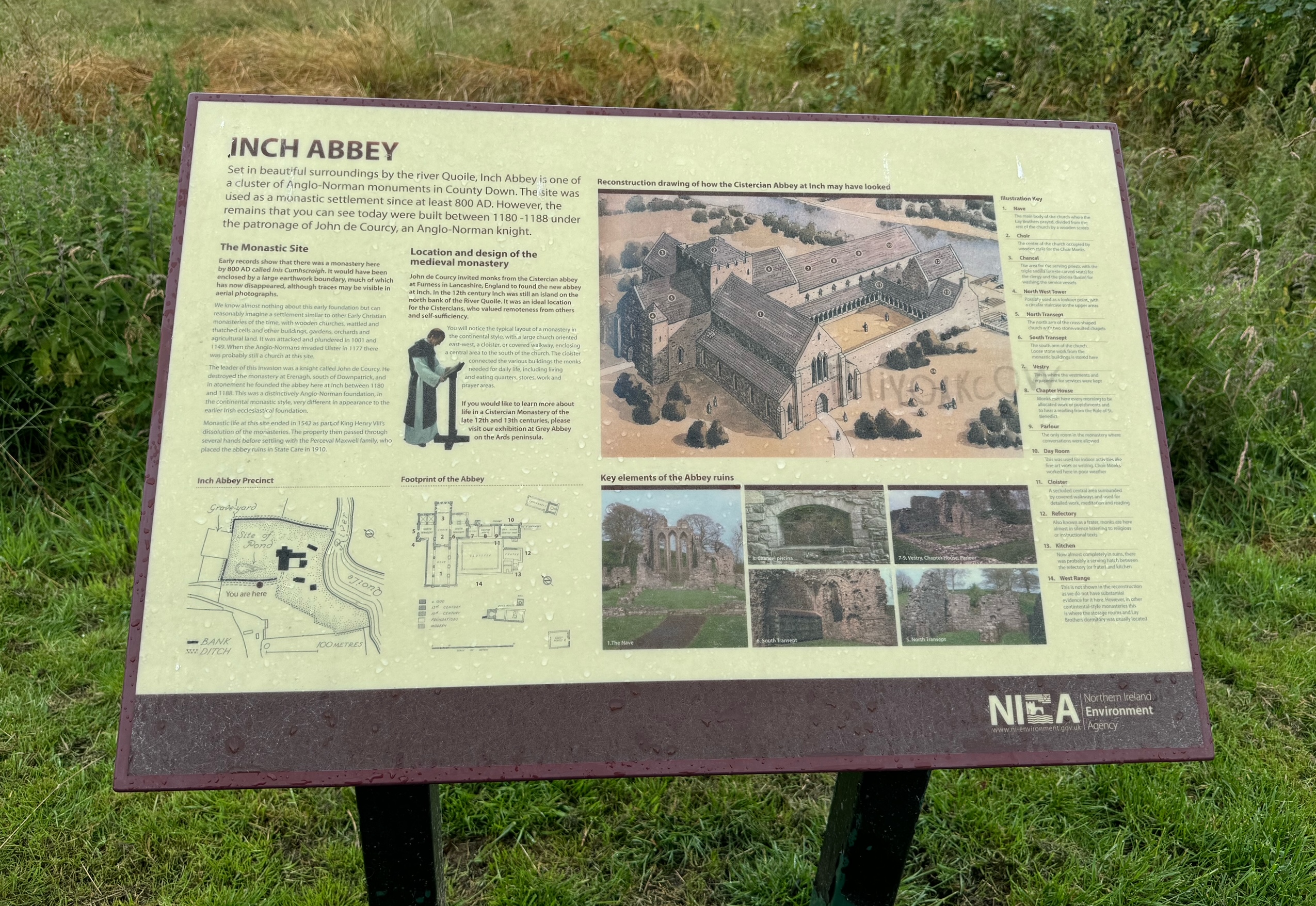 Inch Abbey Sign 2