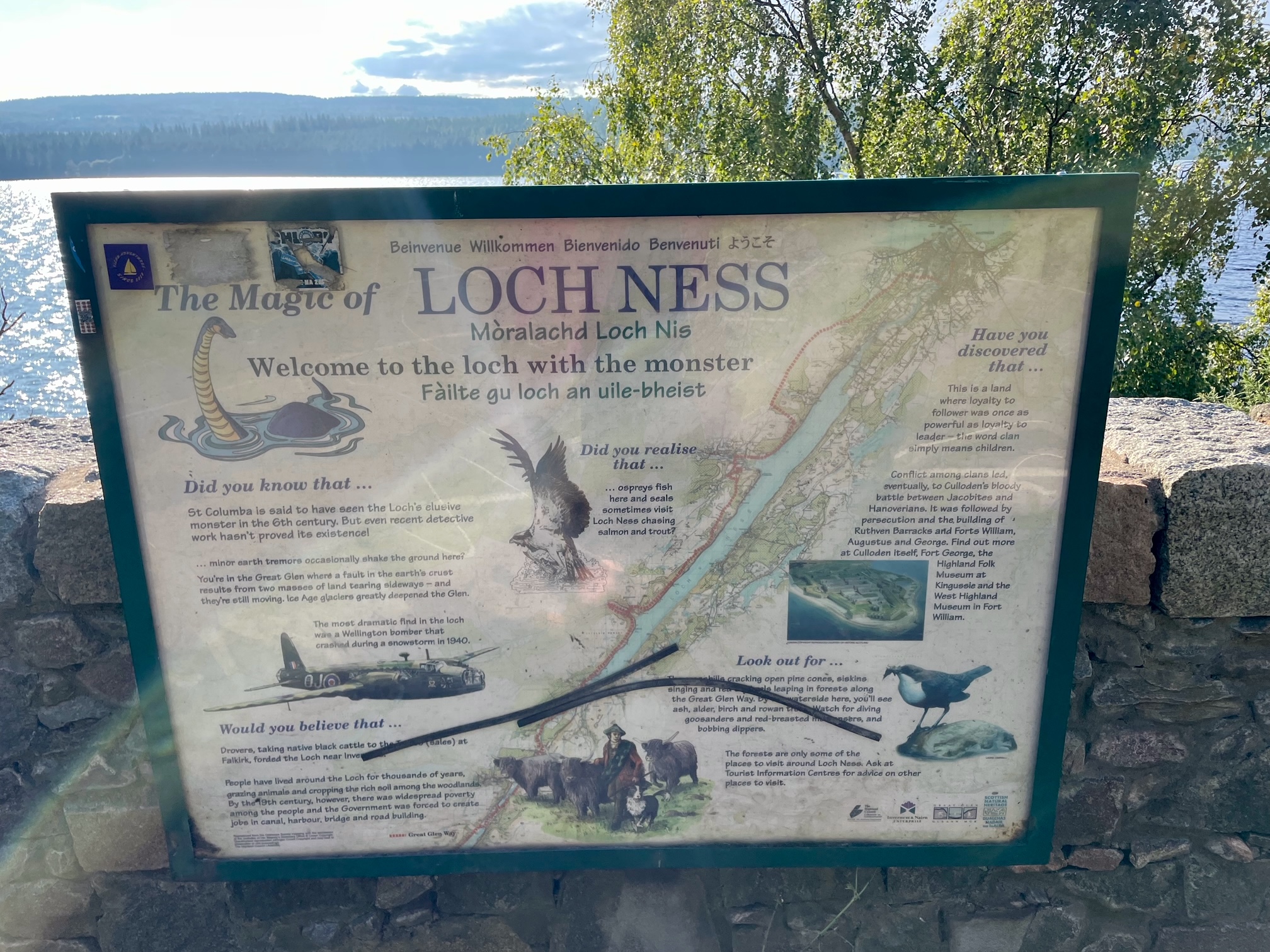 Loch Ness Sign 2